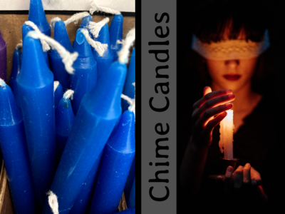 5” Dark Blue Chime Candles - 