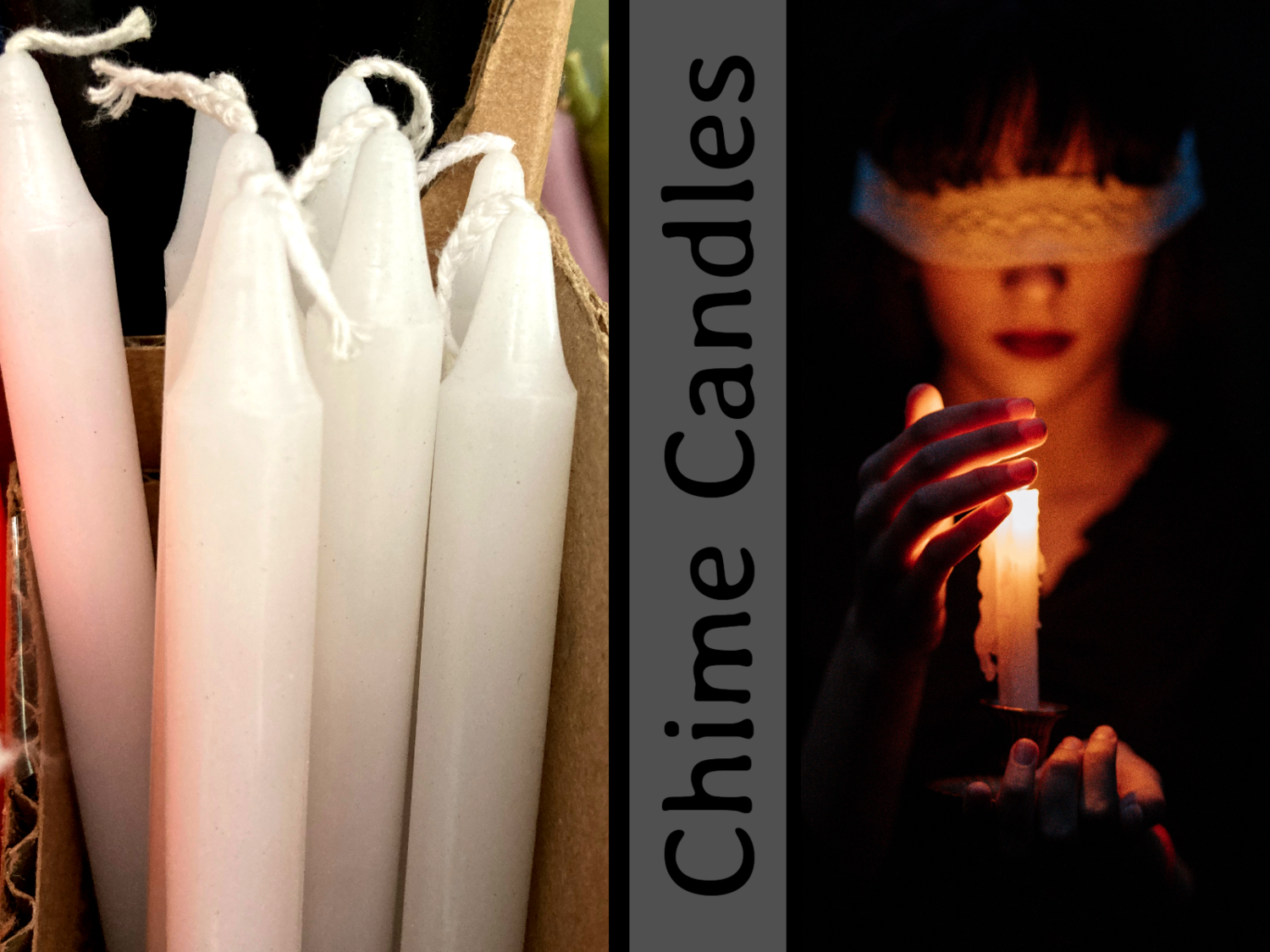 4” White Chime Candles -