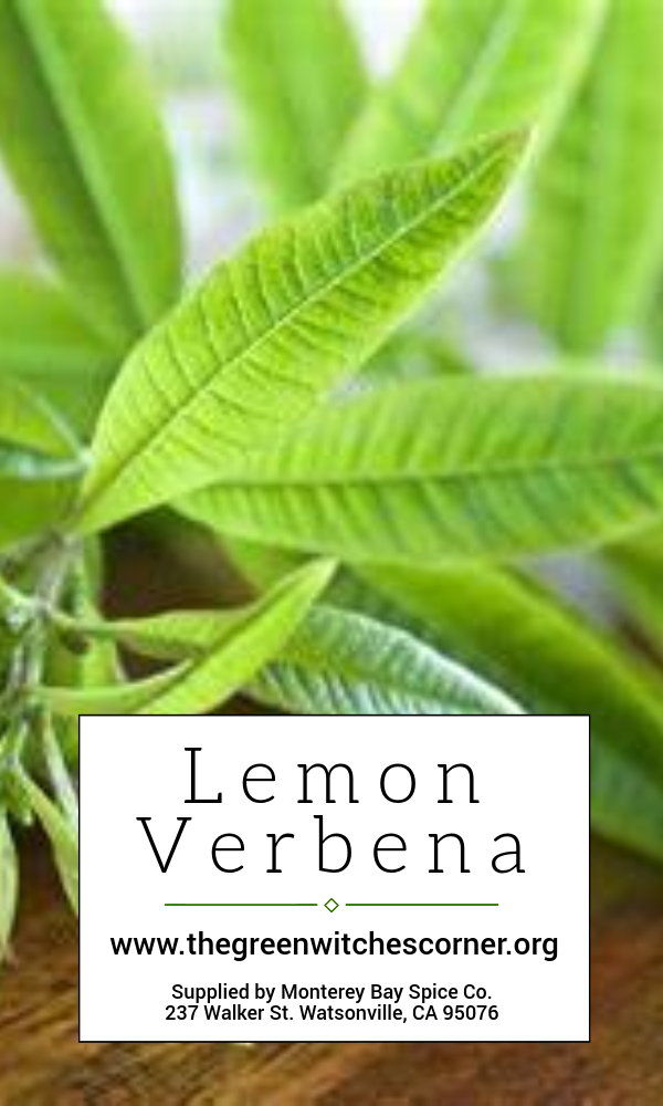 Lemon Verbena Leaf (Jar)