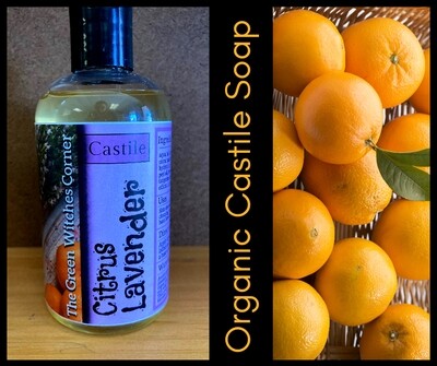 (4 Ounce) Citrus Lavender Castile