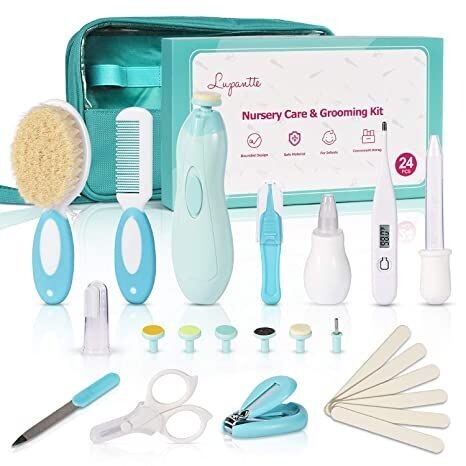 Lupantte Kit de cuidado de la salud del bebé y de aseo 24 en 1
