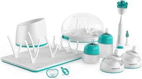 Nanobebe - Juego de biberón para alimentación y limpieza, para leche materna y fórmula, artículos esenciales de limpieza y calmante, regalo de registro de baby shower, para recién nacidos, bebés. Nanobebe - Juego de biberón para alimentación y limpieza, para leche materna y fórmula, artículos esenciales de limpieza y calmante, regalo de registro de baby shower, para recién nacidos, bebés.