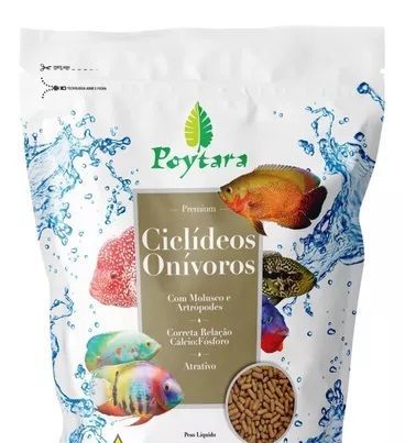 Poytara  Alimento Premium para cíclidos omnívoros 200G