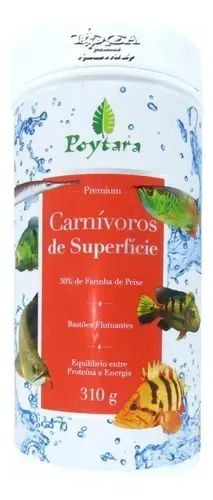 Poytara Alimento para Peces Carnívoros de Superficie 310g