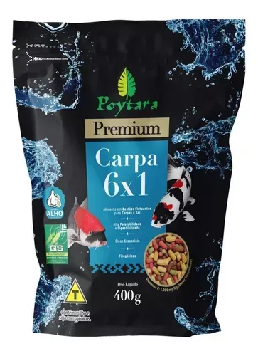 Poytara Alimento premium 6X1 carpa  400g