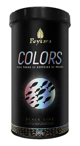 Alimento para Peces Colors Black Line Súper Premium 380g