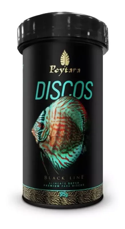 Ração Para Peixes Discos Black Line 95gr