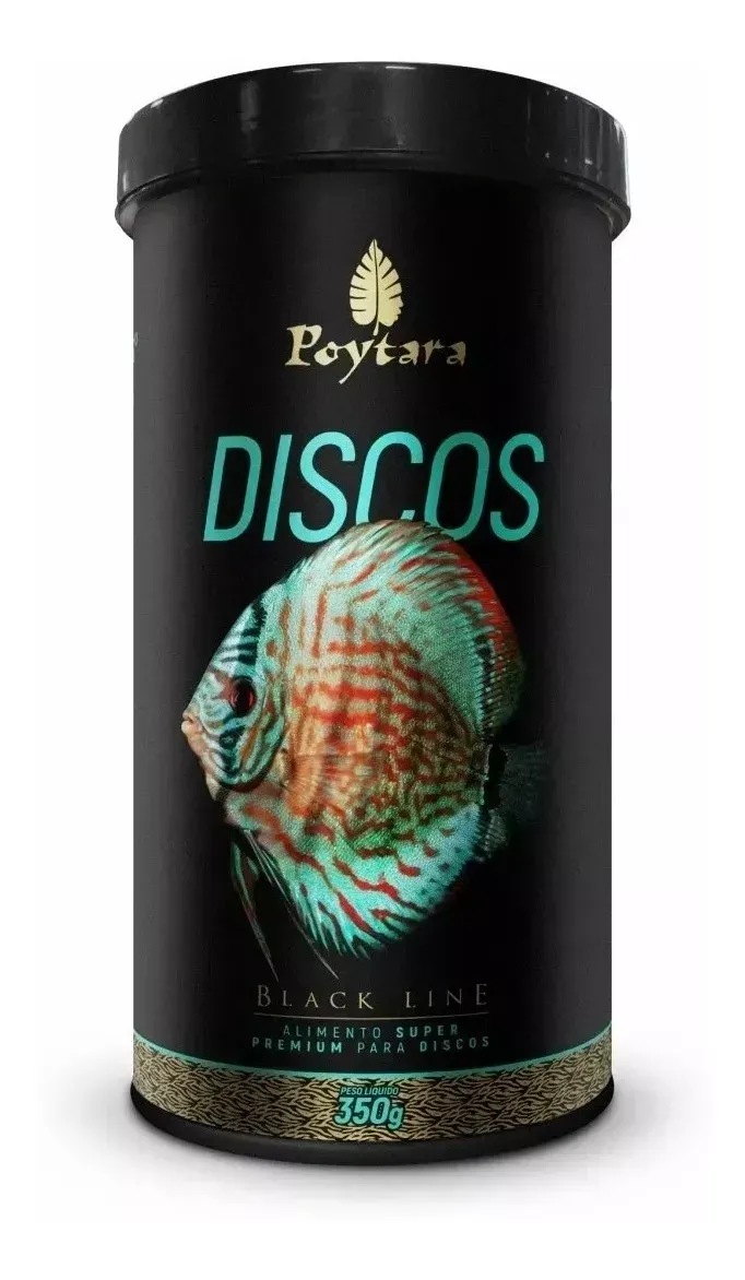 Poytara Discos Black Line Alimento para Peces 350g