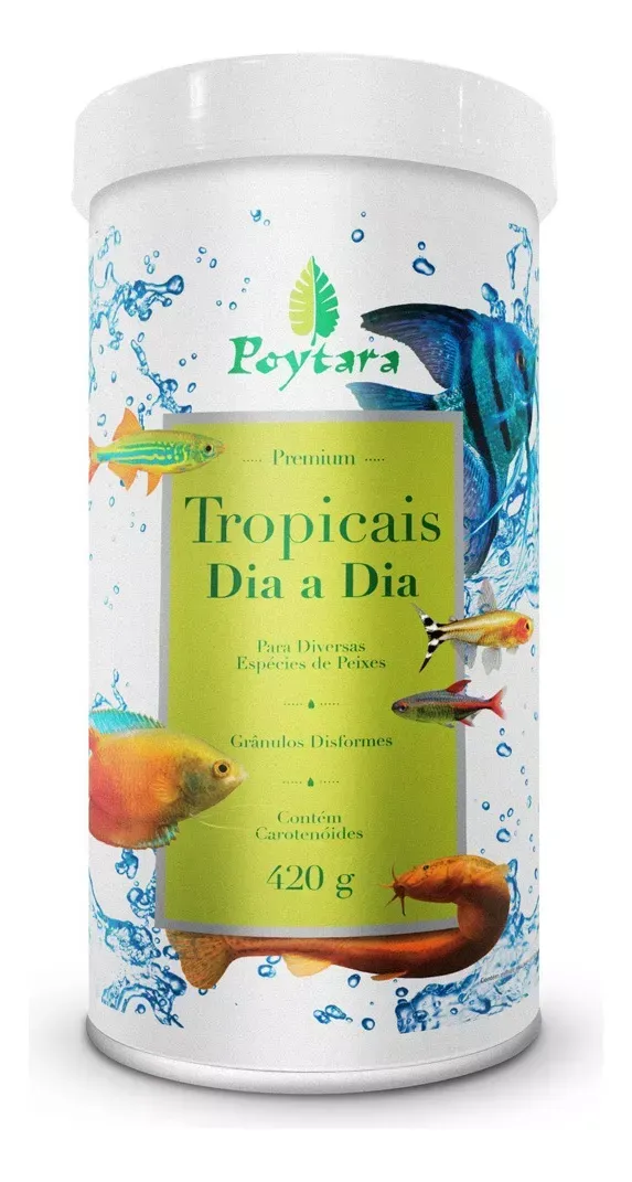 Peces de Acuario Day to Day Poytara Tropical 420g