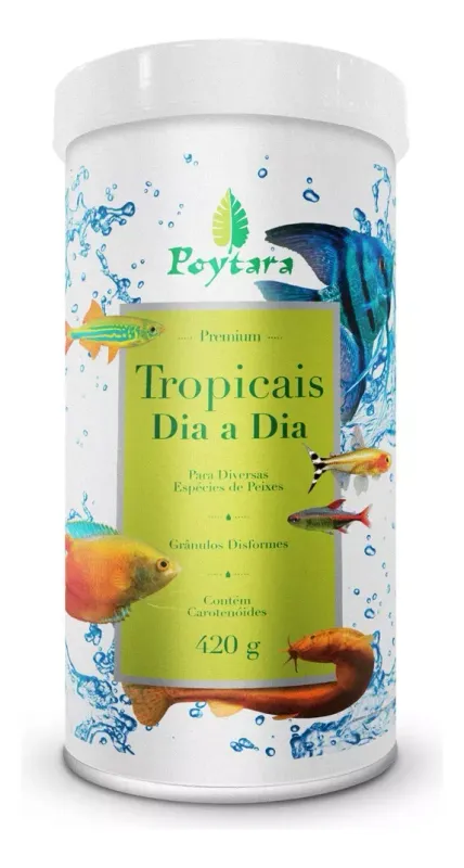 Peces de Acuario Day to Day Poytara Tropical 420g