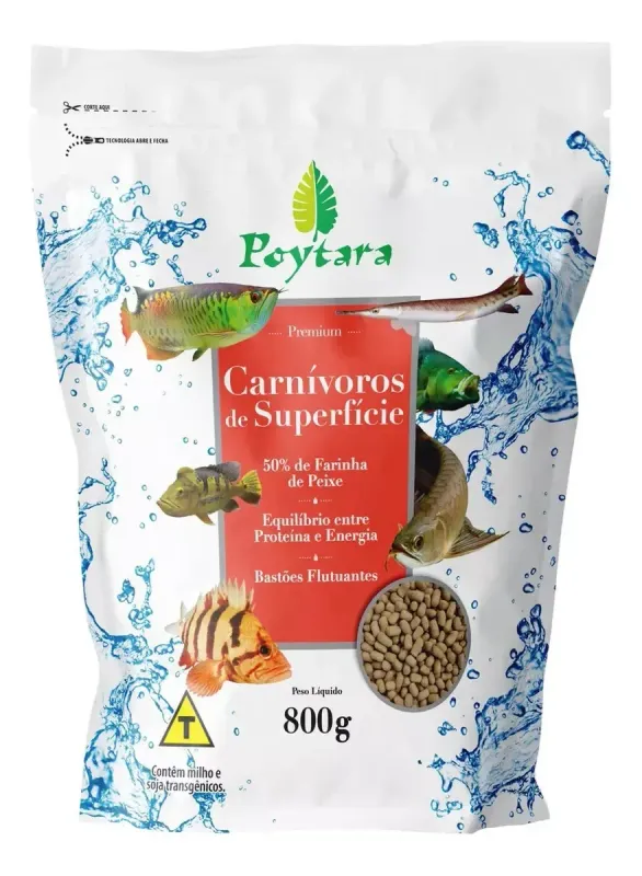 Poytara Carnivoros Alimento De Superficie 800 G