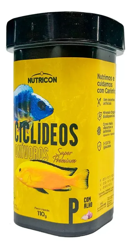 Nutricon Ciclido Alimento Omnívoro P 110g Para Etapa Juvenil