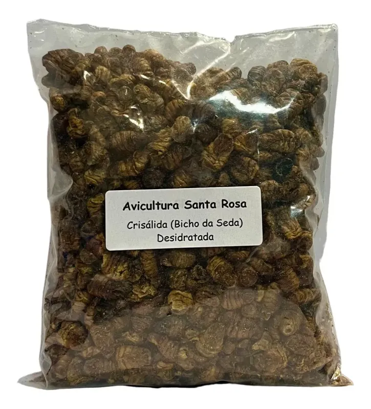 Crisálida de gusano de seda deshidratada seca 250g