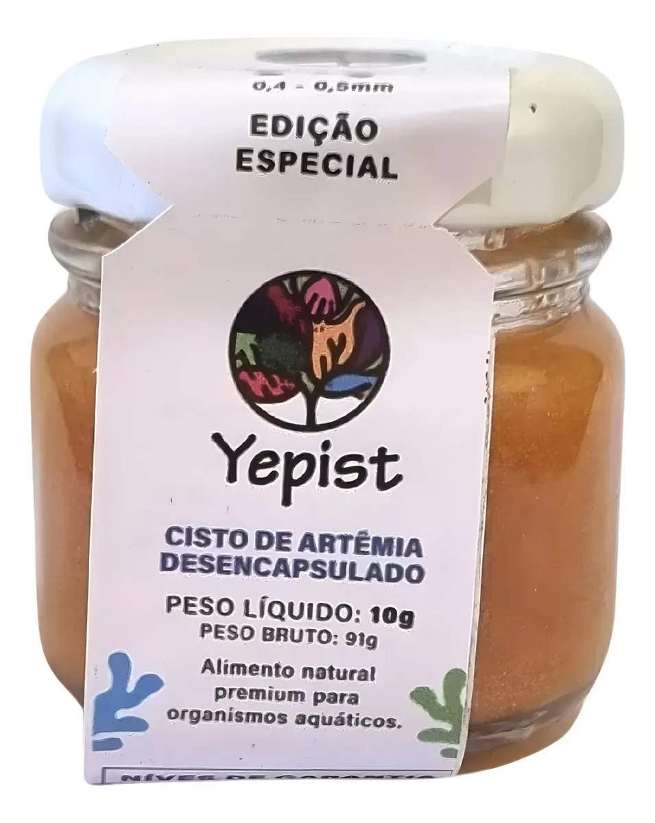 Quiste De Artemia Decapsulado En Conserva 10g Yepist