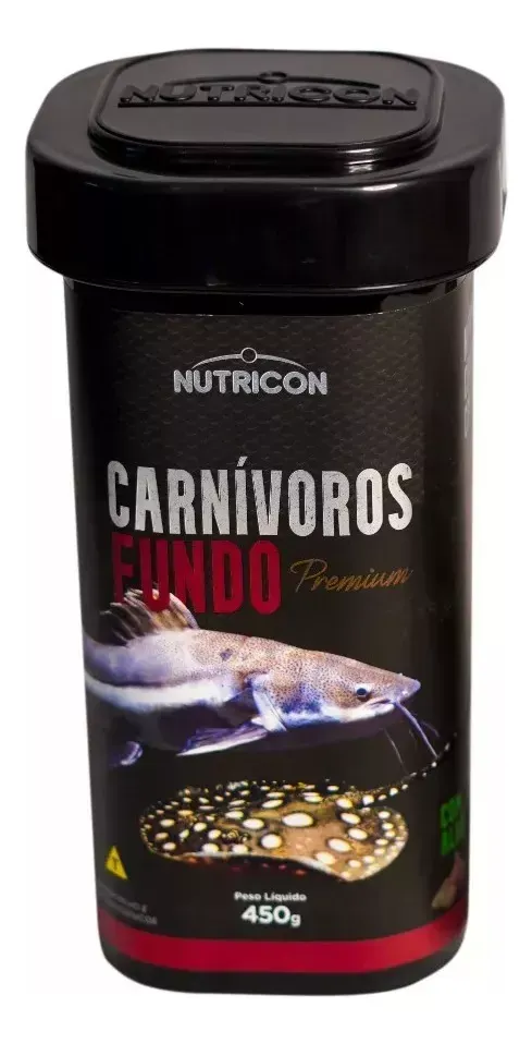 Alimento para peces carnívoros Nutricon con ajo 450g