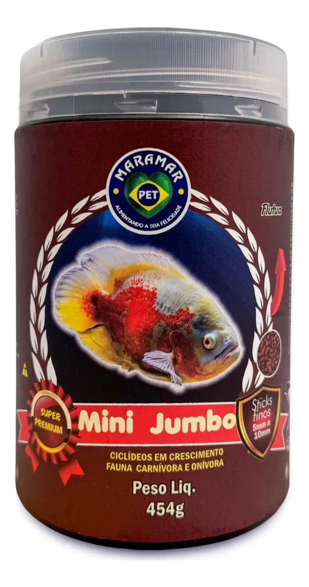 Alimento para Peces Mini Jumbo Maramar Premium 454g