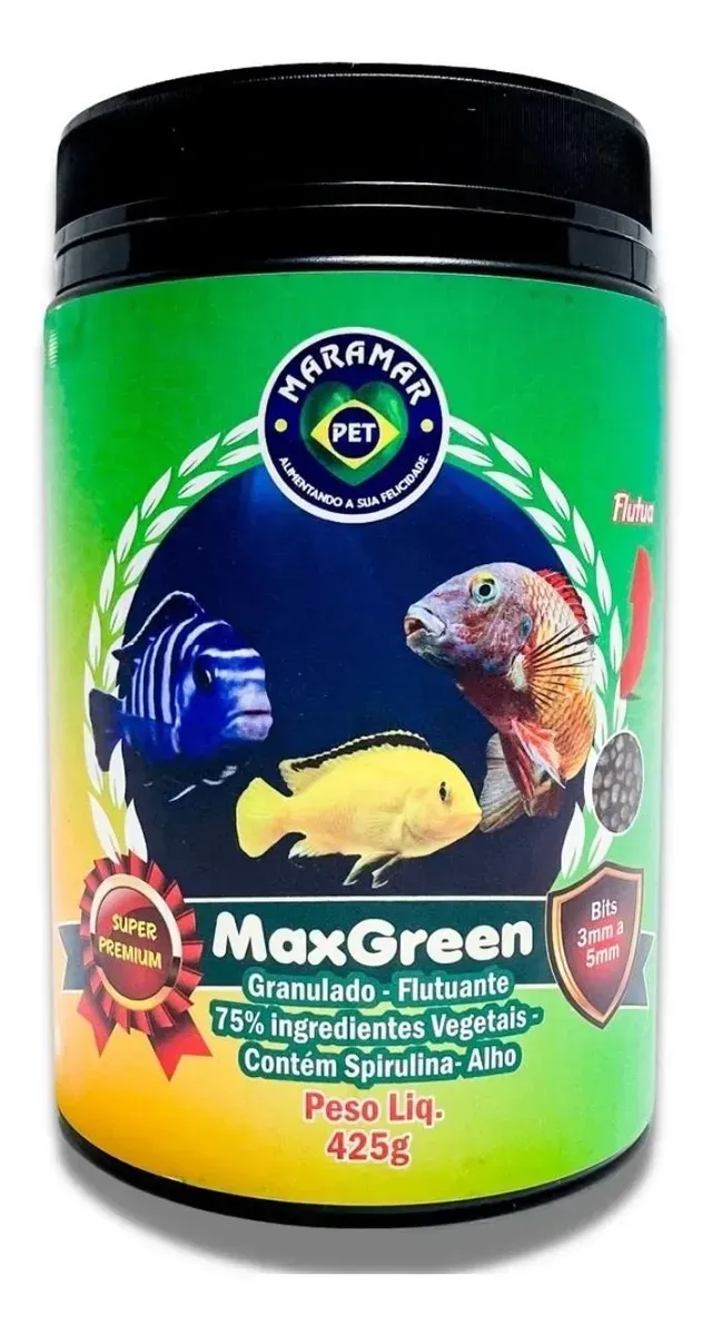 Alimento para peces africanos Max Green 425 g Maramar