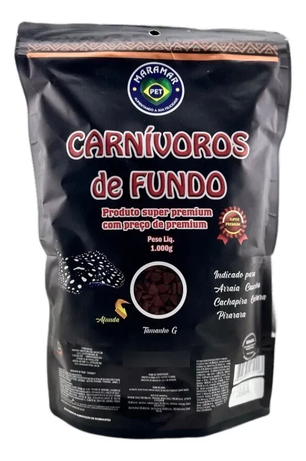 Comida en tabletas para peces carnívoros de fondo (1000 g) Maramar