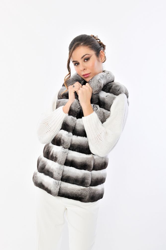 Chinchilla Gilet - Natural