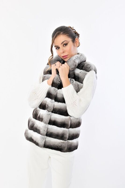 Chinchilla Gilet - Natural