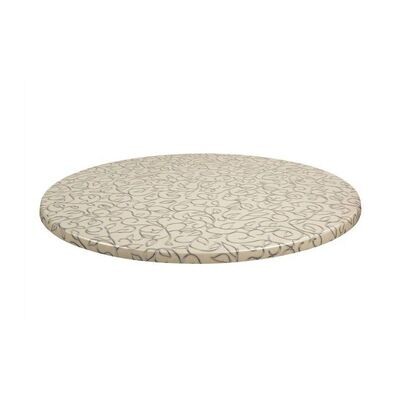 2 x Tablero de mesa Topalit, FILO 132, 70 cms de diámetro.