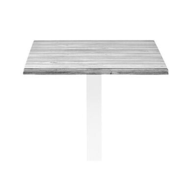 Tablero de mesa Werzalit Alemania, ANTIQUE WHITE 202, 80 x 80 cms.