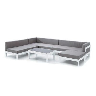 Sofa Modular SAOS. Aluminio, tapizado
