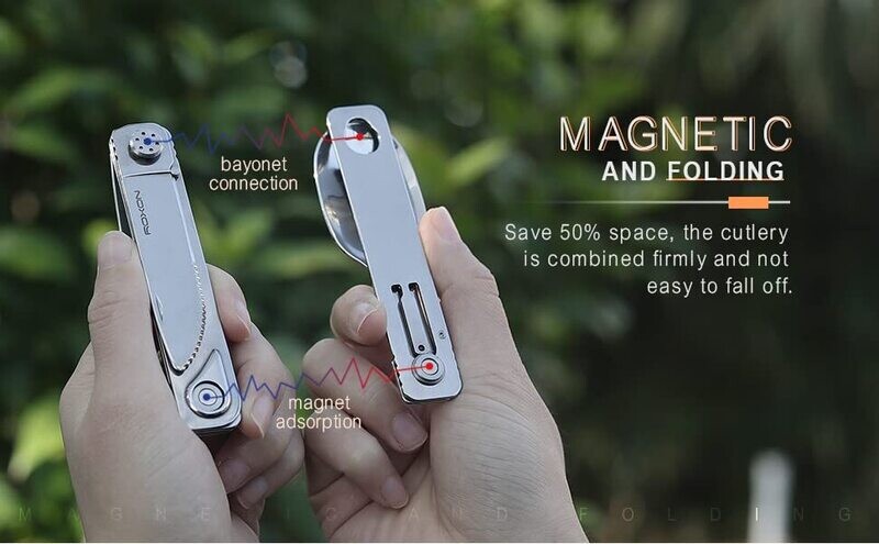 Roxon 3 in 1 Cutlery Set