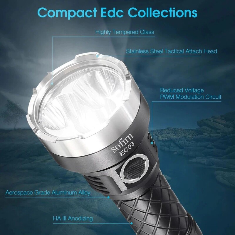 EC03 6700 Lumens Flashlight