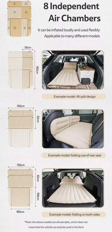 Naturehike Multifunctional Vehicle Inflatable Mattress With Air Pump