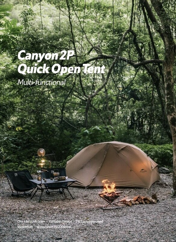 Naturehike Canyon 2P Quick Open Tent
