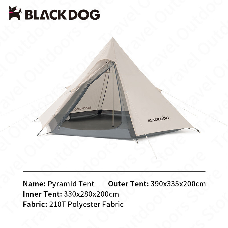 Pyramid Tent By Blackdog, COLOR: Khaki