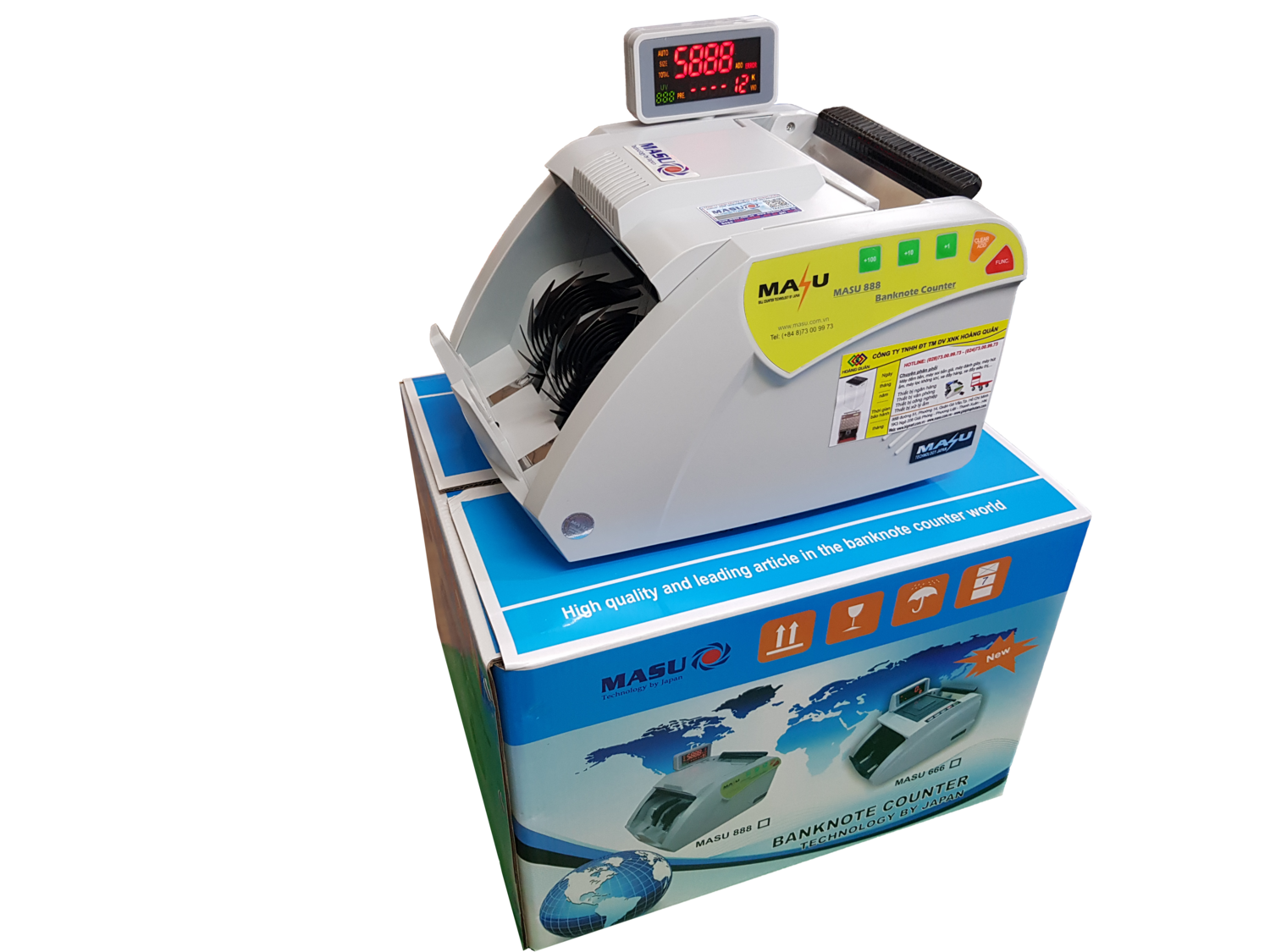 Top máy đếm tiền MASU ngân hàng dùng tốt nhất