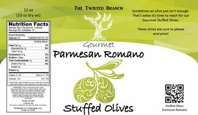 Stuffed Olives - Parmesan Romano