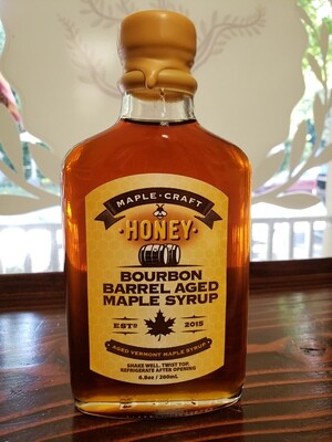 Maple Syrup - Honey Infused Bourbon Barrel