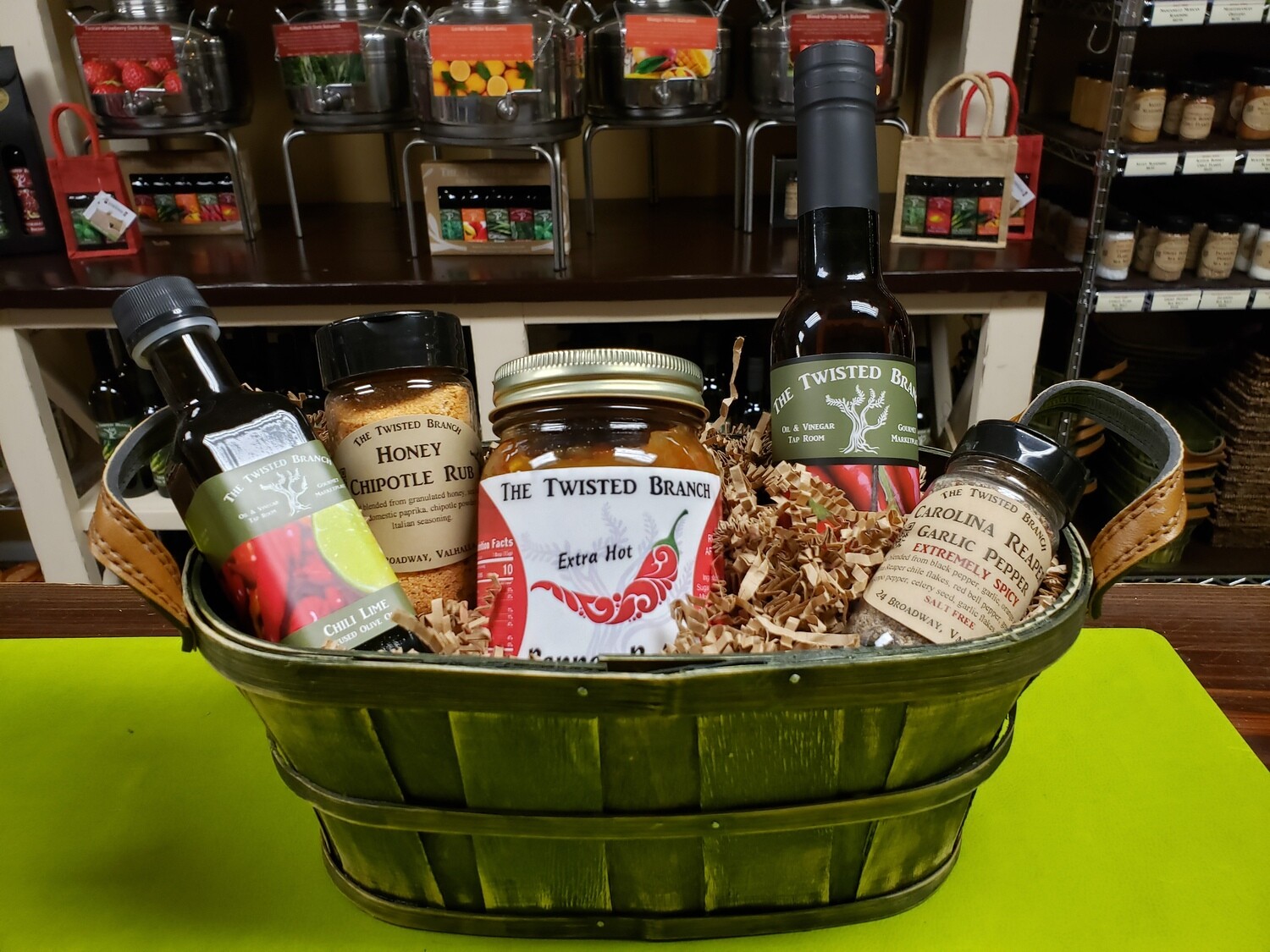 Custom Gift Basket Wrapping Medium Basket