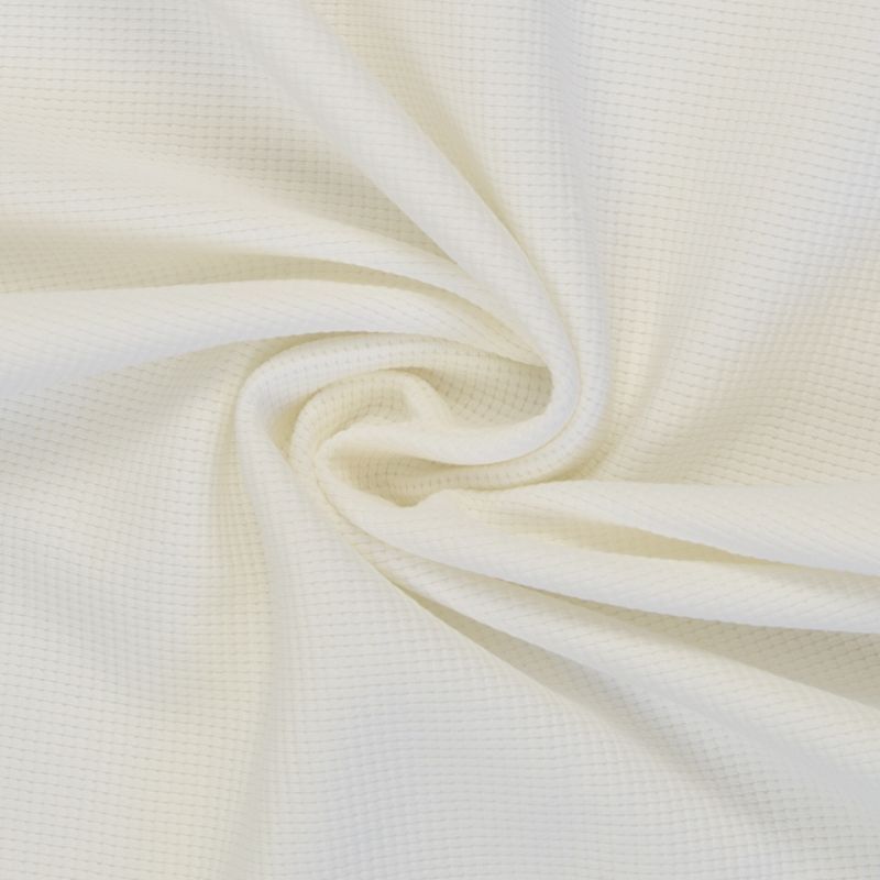 Waffeljersey Clarissa uni 009, naturweiss