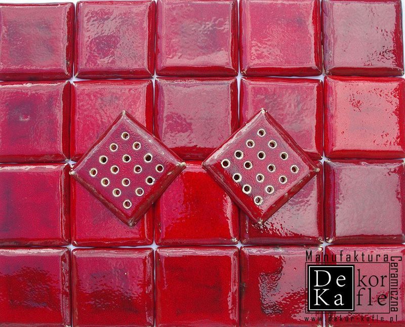 Kwadrat 20 cm - kafle ceramiczne ręcznie robione