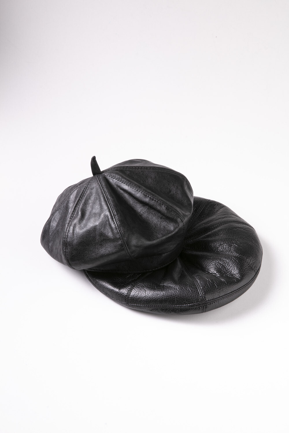 "Du Jour" Leather Béret