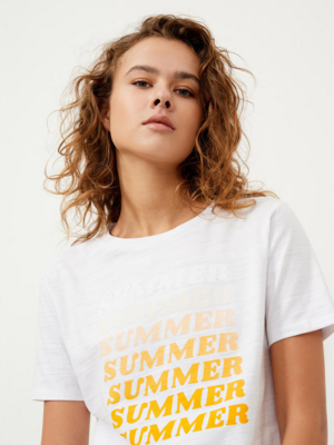 &quot;Summer&quot; cotton T-shirt