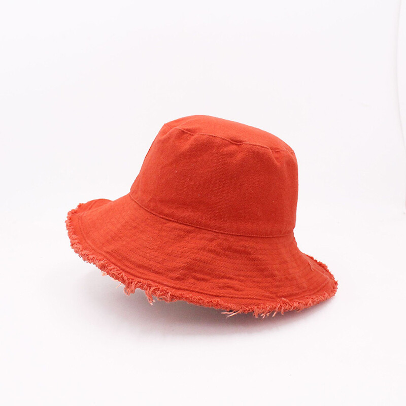 &quot;Weekender&quot; Cotton Bucket hat, Color: Coral