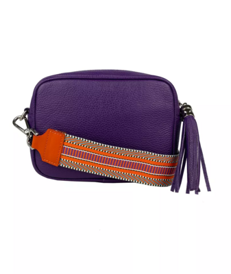 &quot;Sadie&quot; Italian Leather Clutch Bag