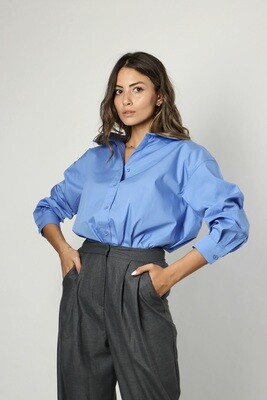 &quot;Oxford&quot; Shirt, Size: S, Color: Blue