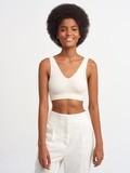 &quot;Girlfriend&quot; Basic Crop Top, Color: White, Size: S/M