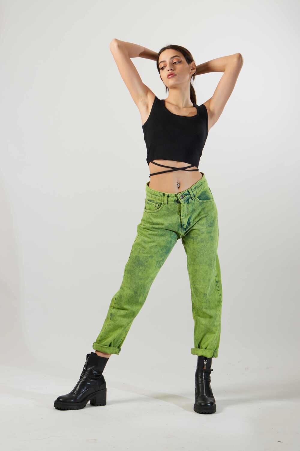 "Rainbow Drizzle" Jeans