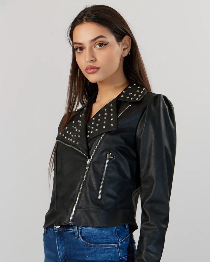 "Wild Thing" Vegan Leather Jacket