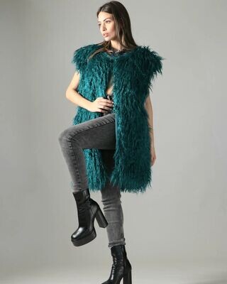 &quot;All Night Fur&quot; Gilet