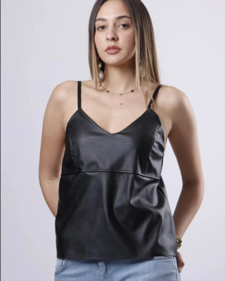 &quot;Willie&quot; Vegan Leather Cami