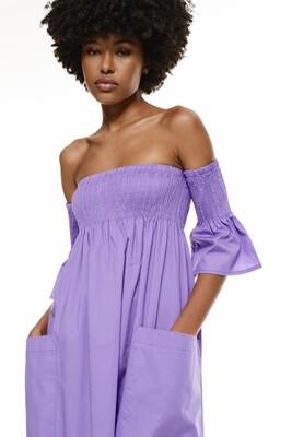 "Extratropical"  popeline dress