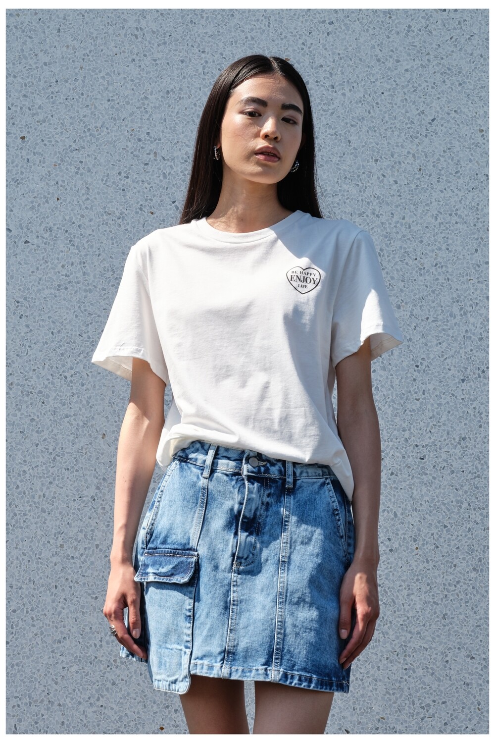 "Enjoy Life" Cotton T-Shirt